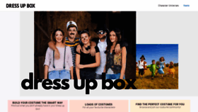 What Dressingupboxonline.co.uk website looked like in 2020 (3 years ago)