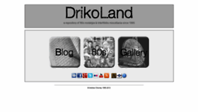 What Driko.org website looked like in 2020 (3 years ago)