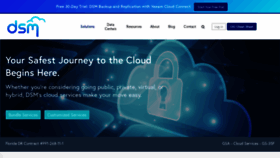 What Dsm.net website looked like in 2020 (5 years ago)