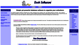 What Ducksoftware.com website looked like in 2020 (3 years ago)