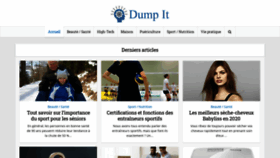 What Dump-it.fr website looked like in 2020 (3 years ago)