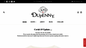 What Dupenny.com website looked like in 2020 (3 years ago)