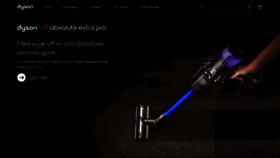 What Dyson.se website looked like in 2020 (3 years ago)