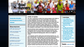 What Dcroadrunners.org website looked like in 2020 (3 years ago)