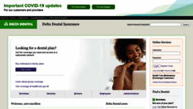 What Deltadentalins.com website looked like in 2020 (3 years ago)