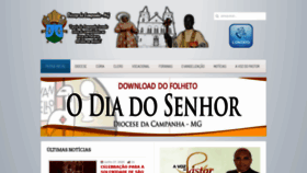 What Diocesedacampanha.org.br website looked like in 2020 (3 years ago)