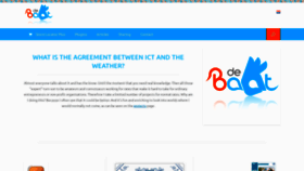 What De-baat.nl website looked like in 2020 (4 years ago)