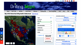 What Drillingmaps.com website looked like in 2020 (3 years ago)