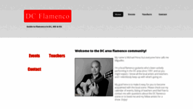 What Dcflamenco.com website looked like in 2020 (3 years ago)