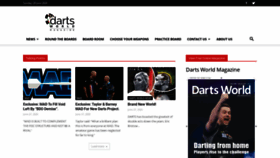 What Dartsworld.com website looked like in 2020 (3 years ago)
