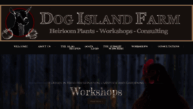 What Dogislandfarm.com website looked like in 2020 (3 years ago)