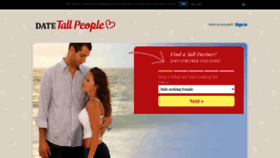 What Datetallpeople.com website looked like in 2020 (3 years ago)