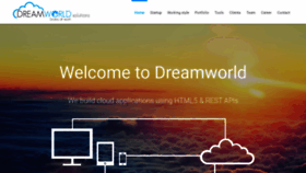 What Dreamworldsolutions.com website looked like in 2020 (3 years ago)