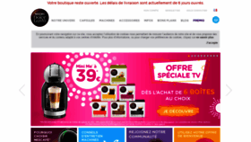 What Dolce-gusto.fr website looked like in 2020 (3 years ago)