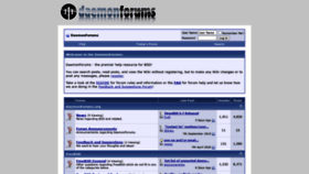 What Daemonforums.org website looked like in 2020 (4 years ago)