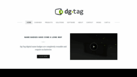 What Dgtag.com website looked like in 2020 (3 years ago)