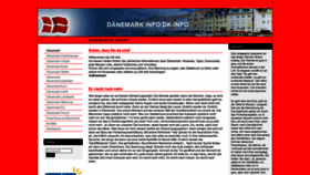 What Daenemarkinfo.de website looked like in 2020 (5 years ago)