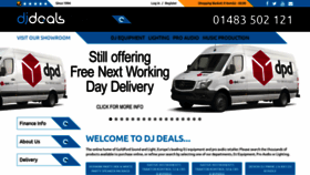 What Djdeals.co.uk website looked like in 2020 (3 years ago)