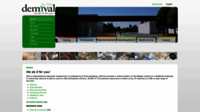 What Demival.be website looked like in 2020 (3 years ago)