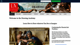 What Drawingacademy.com website looked like in 2020 (3 years ago)