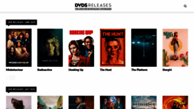 What Dvdsreleases.com website looked like in 2020 (3 years ago)
