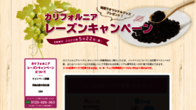 What Daisuki-raisins.jp website looked like in 2020 (3 years ago)