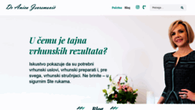 What Dranicajevremovic.com website looked like in 2020 (3 years ago)