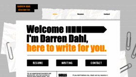 What Darrendahl.com website looked like in 2020 (3 years ago)