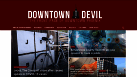 What Downtowndevil.com website looked like in 2020 (3 years ago)