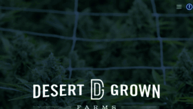 What Desertgrownfarms.com website looked like in 2020 (3 years ago)