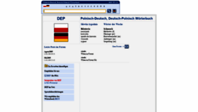 What Dep.pl website looked like in 2020 (3 years ago)