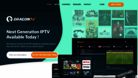 What Dragontv.co website looked like in 2020 (3 years ago)