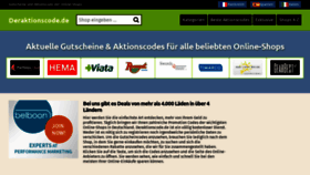 What Deraktionscode.de website looked like in 2020 (3 years ago)