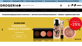 What Drogeria.pl website looked like in 2020 (5 years ago)