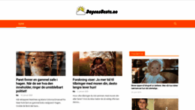 What Dagensbeste.no website looked like in 2020 (3 years ago)