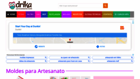 What Drikaartesanato.com website looked like in 2020 (3 years ago)