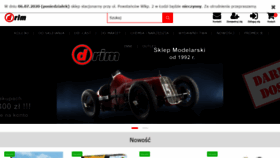 What Drim.pl website looked like in 2020 (3 years ago)
