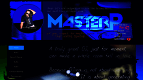 What Djmasterp.com website looked like in 2020 (3 years ago)