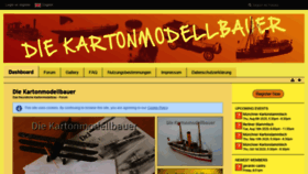 What Die-kartonmodellbauer.de website looked like in 2020 (3 years ago)