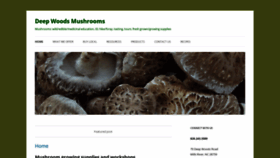 What Deepwoodsmushrooms.net website looked like in 2020 (3 years ago)