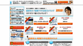 What Doctor-ranking.jp website looked like in 2020 (3 years ago)