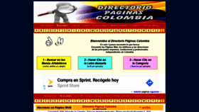 What Directoriopaginascolombia.com website looked like in 2020 (3 years ago)