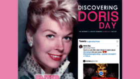 What Dorisdaytribute.com website looked like in 2020 (3 years ago)