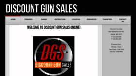 What Discountgunsales.com website looked like in 2020 (3 years ago)