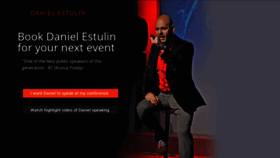 What Danielestulin.com website looked like in 2020 (3 years ago)