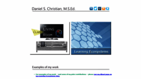 What Danielschristian.com website looked like in 2020 (3 years ago)