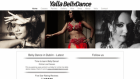 What Dublinbellydance.com website looked like in 2020 (3 years ago)