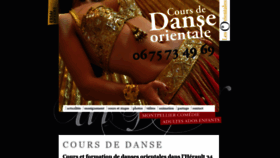What Danse-orientale.org website looked like in 2020 (3 years ago)