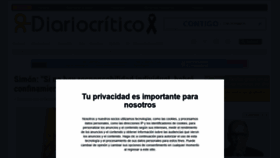 What Diariocritico.com website looked like in 2020 (3 years ago)