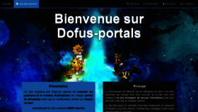 What Dofus-portals.fr website looked like in 2020 (3 years ago)